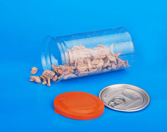 Reusable Plastic Airtight Storage Jars PET Material For Food Storage