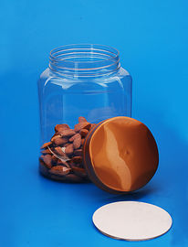 1100Ml Transparent Plastic Jar Food Grade Material 116 * 95 . 5 * 153MM